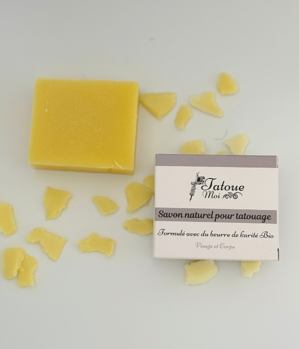 Savon naturel pour tatouage